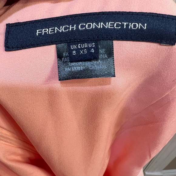 French Connection Peach Ruffle Mini Dress - Picture 3 of 3